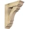Ekena Millwork Merced Traditional Rough Sawn Bracket w/ Offset Brace, Douglas Fir, 6"W x 18"D x 22"H BKT0604X18X22MRC01RDF - alternate 1